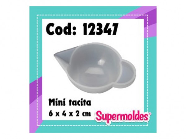 MOLDES SILICONA VASITO / COPITA / TACITA - SUPERMOLDES