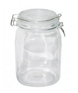 FRASCO HERMETICO VIDRIO 6x6x12cm - LIMPIEZA Y QUIMICOS CIDER