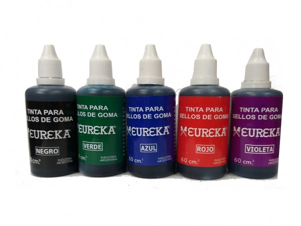 TINTA PARA SELLOS DE GOMA 60cc - EUREKA