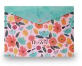 SOBRE PLASTICO CON BOTON FLOWER - IBICO