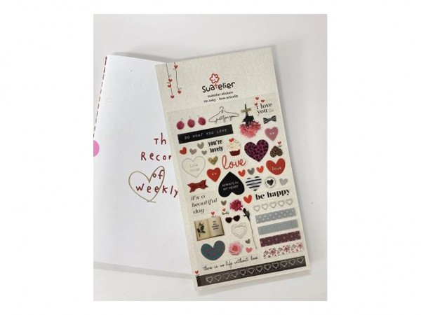STICKER PVC 10x19cm LOVE ACTUALLY - IBICO