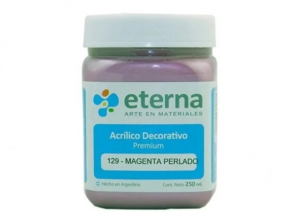 ACRILICOS ETERNA PERLADO 250ml - ETERNA