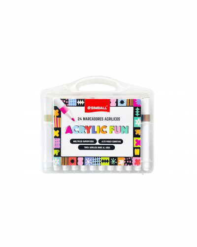 MARCADOR ACRILICO CLASICO X 8 - SIMBALL