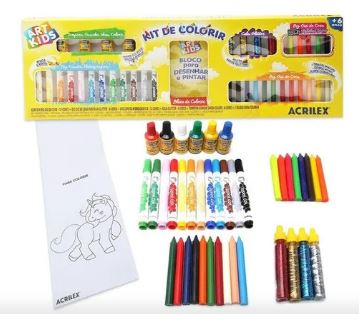 KIT PARA COLOREAR - ACRILEX