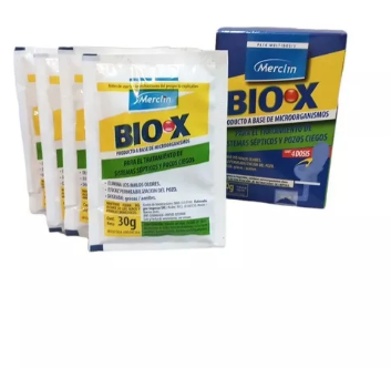 BIO X TRATAMIENTO SEPTICO SOBRE 30g 1 DOSIS - LIMPIEZA Y QUIMICOS CIDER