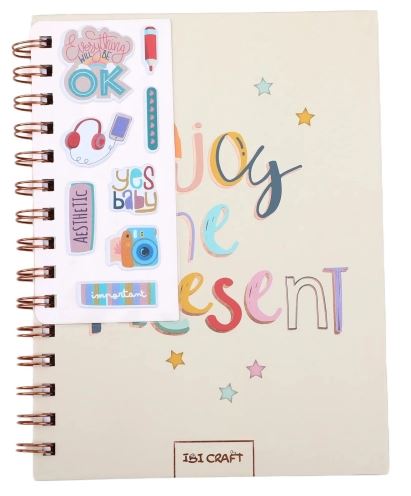 CUADERNO SPIRIT ESPIRAL 80H + STICKER 3D - IBICO