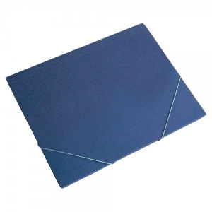 CARPETA A4 PLASTICA ELASTICO AZUL - IBICO