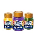 PINTURA TELA ACRILEX METALIZADA 37ml - ACRILEX