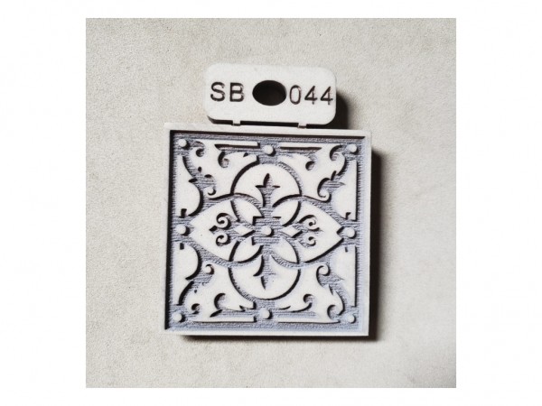 SELLOS BAJO RELIEVE SB044/MOSAICO N1 7cm - IND DEL ARTE / CORTE LASER