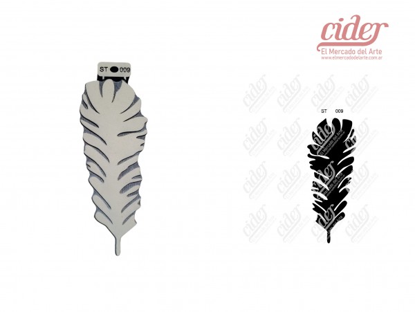 SELLOS TEXTIL ST009/N10 9x23cm - IND DEL ARTE / CORTE LASER