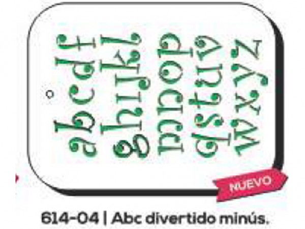 STENCIL CREATIVA 20x30cm ABC MINUSCULA - PINTAFAN CREATIVA