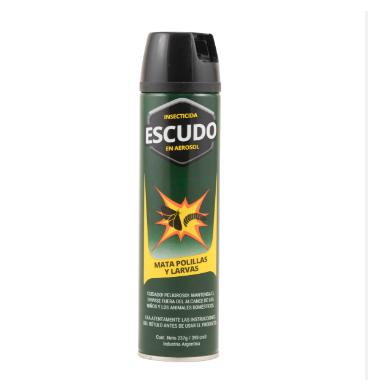 INSECTICIDA MATA POLILLA 360cc ESCUDO - LIMPIEZA Y QUIMICOS CIDER