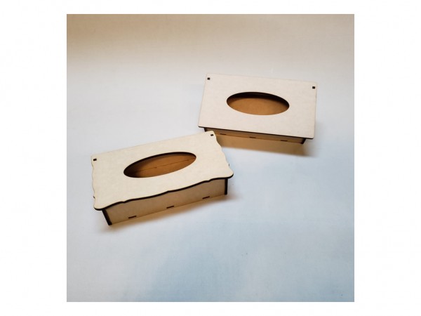 CAJAS PANUELOS RECTANGULAR 25x12x7 - IND DEL ARTE / CORTE LASER