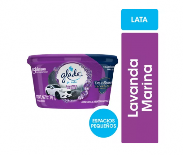 GLADE MINIGEL AUTO LAVANDA/MARINO 70G - LIMPIEZA Y QUIMICOS CIDER
