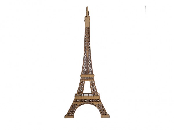 TORRE EIFFEL PLANA 24x63cm - IND DEL ARTE / CORTE LASER