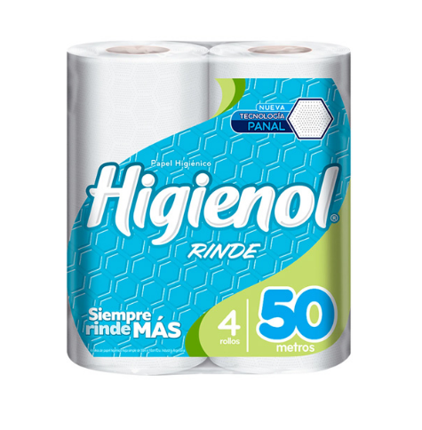 PAPEL HIGIENICO HIGIENOL 4x50mt H/S PANAL - LIMPIEZA Y QUIMICOS CIDER