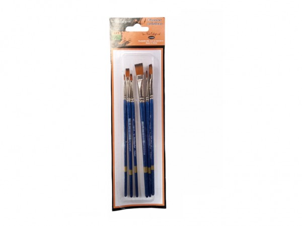 PINCELES SET CHATOS x6 PELO SINT - VAN ORLEY