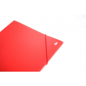 CARPETA A4 PLASTICA ELASTICO ROJO - IBICO