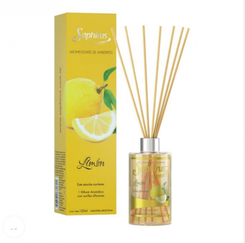 DIFUSORES AROMATICOS LIMON 125ml - LIMPIEZA Y QUIMICOS CIDER