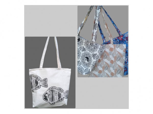 LIENZO BOLSO PLAYERO CH C/FUELLE 42X35cm - ESAMOR