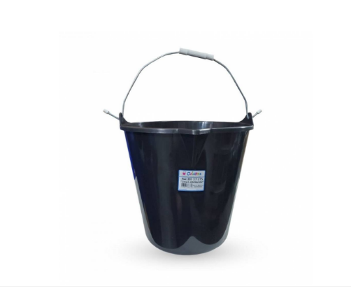BALDE 17LT MANIJA METAL COLOR NEGRO - LIMPIEZA Y QUIMICOS CIDER