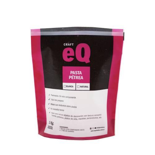 PASTA PIEDRA EQ BCA 1KG - EQ ARTE