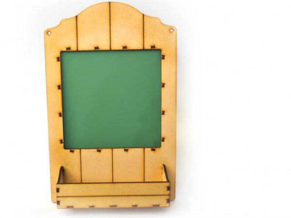PIZARRON C/CAJON GR 36x56 5mm - IND DEL ARTE / CORTE LASER