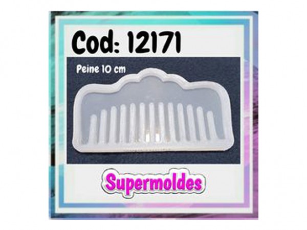 MOLDES RESINA PEINE 10cm - SUPERMOLDES
