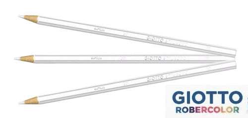 LAPIZ GIOTTO ROBERCOLOR BLANCO C/U - GIOTTO / LYRA / DAS