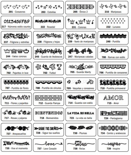 STENCIL EQ 4.5X24 - EQ ARTE