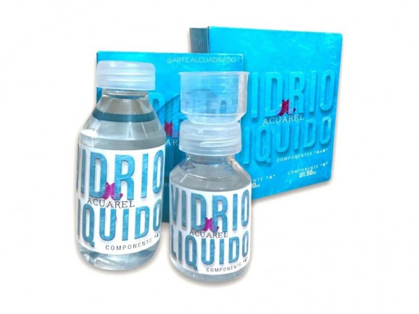 VIDRIO LIQUIDO KIT 150cc ACUAREL - ACUAREL