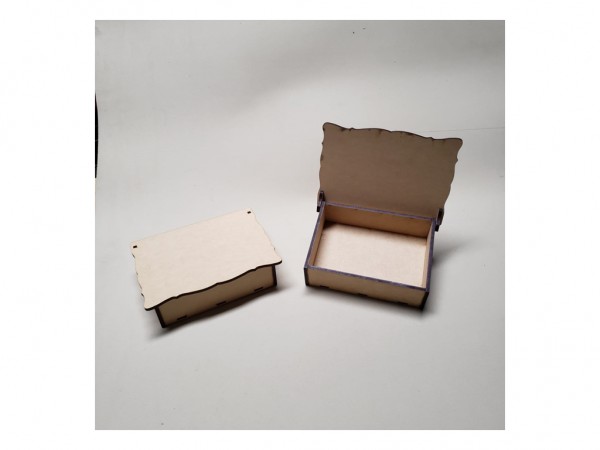 CAJAS CUADRADA (21x22x7) TAPA REV C/ONDA - IND DEL ARTE / CORTE LASER