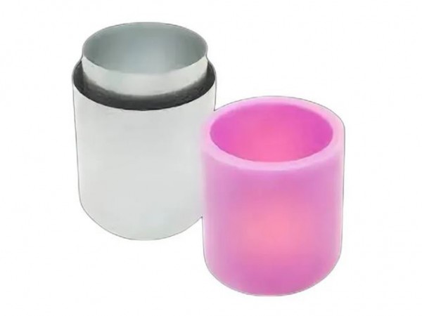 MOLDES VELAS ACERO INOX FANAL CUAD 15X15 - CIDER