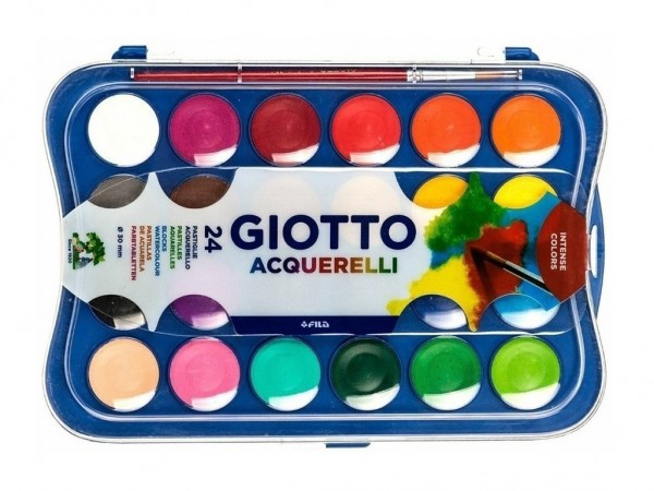 ACUARELAS GIOTTO x24 COLORES MAS`PINCEL - GIOTTO / LYRA / DAS