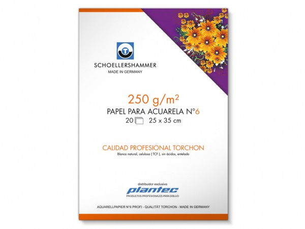 PAPEL ACUARELA 250g TORCHON 50x70 - PLANTEC