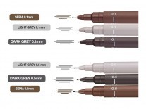 ESTILOGRAFO MITSUB PIN BRUSH SEPIA - STAEDTLER