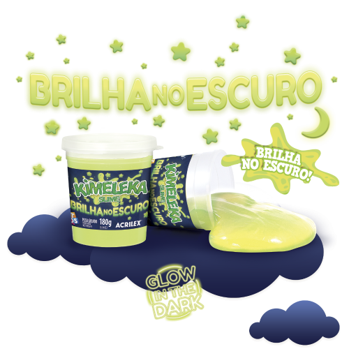 SLIME KIMELEKA GLOW IN THE DARK - ACRILEX