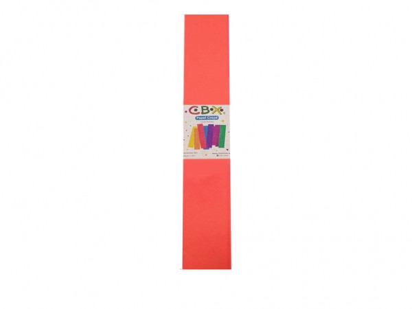 PAPEL CREPE FLUO NARANJA 2mx50cm - CBX