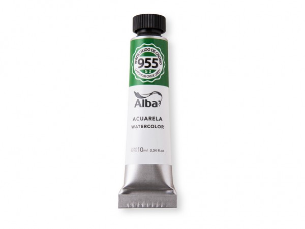 ACUARELA ALBA G3 VERDE OXI CROMO 10ml - ALBA