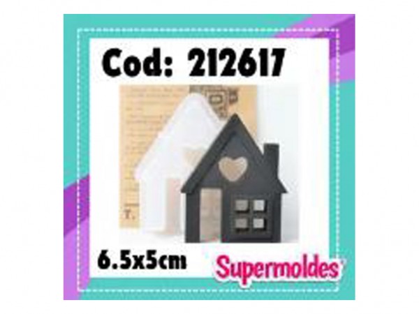 MOLDES SILICONA CASITA CON VENTANA - SUPERMOLDES