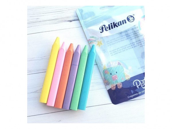 CRAYONES JUMBO TRANG PASTEL x6 und - PELIKAN