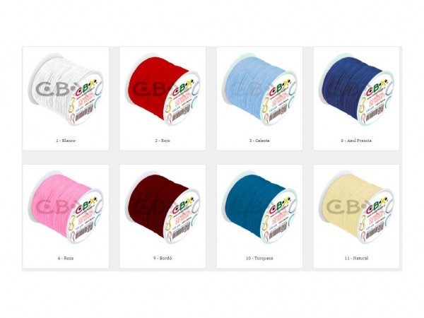 CORDON DE SEDA 0.8 100yds 100%NYLON - CBX