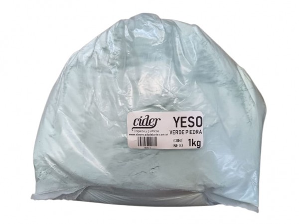 YESO VERDE PIEDRA 1KG - PESCIO