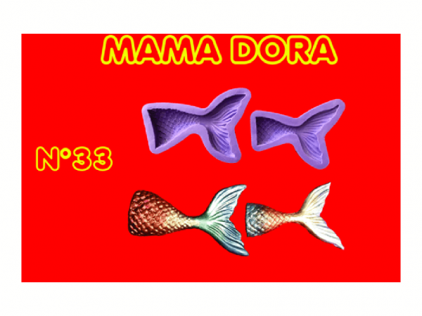 MAMA DORA MOLDES COLA DE SIRENA - MAMA DORA