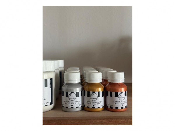 SERIGRAFIA METALIZADA COBRE 50g - OMNA DECO
