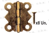 HERRAJES BISAGRA 1073 28x29 x2 UNIDADES - CBX