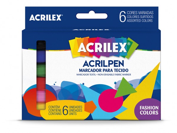 ACRILPEN 6 COLORES - ACRILEX