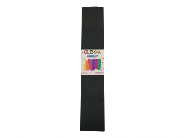 PAPEL CREPE COM NEGRO 2mx50cm - CBX