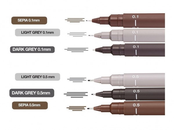 ESTILOGRAFO MITSUB PIN 01-200 GRIS CL - STAEDTLER