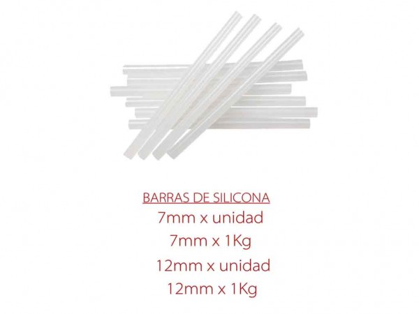 SILICONA BARRA FINA 7mm C/U CBX - CBX